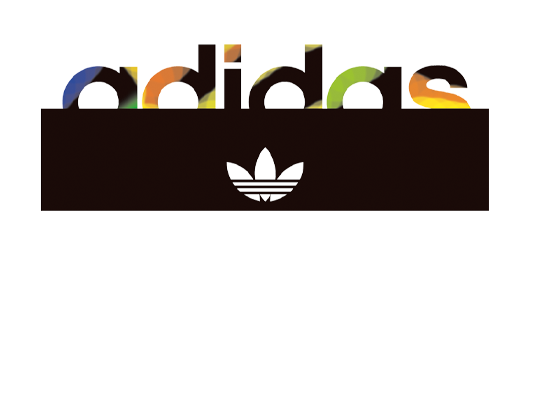 三叶草字母Adidas印花图案服装T恤裁片烫图印花花型素材