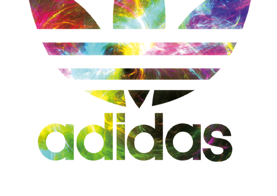 三叶草字母Adidas印花图案服装T恤裁片烫图印花花型素材