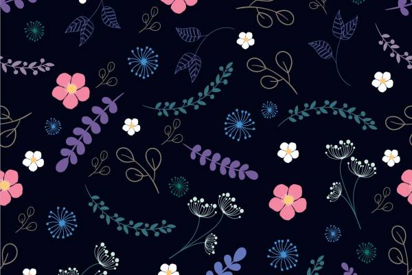 几何植物花纹印花图案服装纺织面料数码印花花型素材