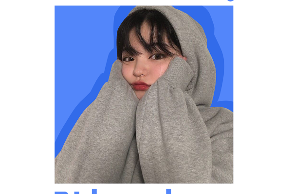 韩版美女英文字母印花矢量图服装裁片T恤烫图印花花型素材