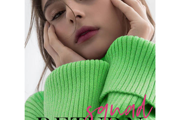 韩版美女字母图服装裁片T恤烫图印花花型素材