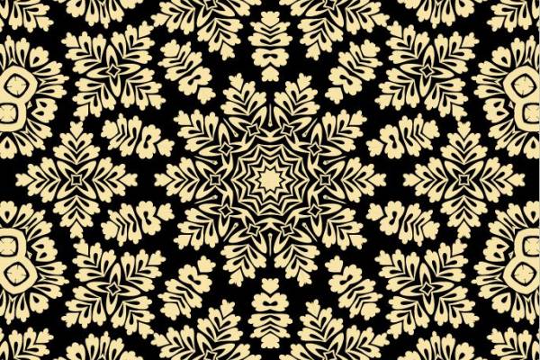 几何雪花印花矢量图服装纺织面料数码印花花型素材