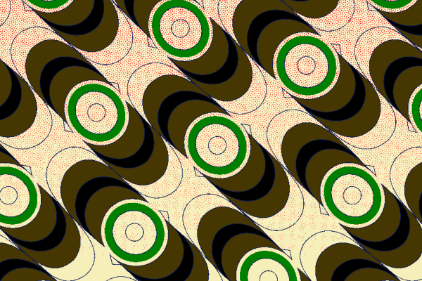 几何条纹圆圈印花矢量图服装纺织面料水印数码印花金昌花型素材