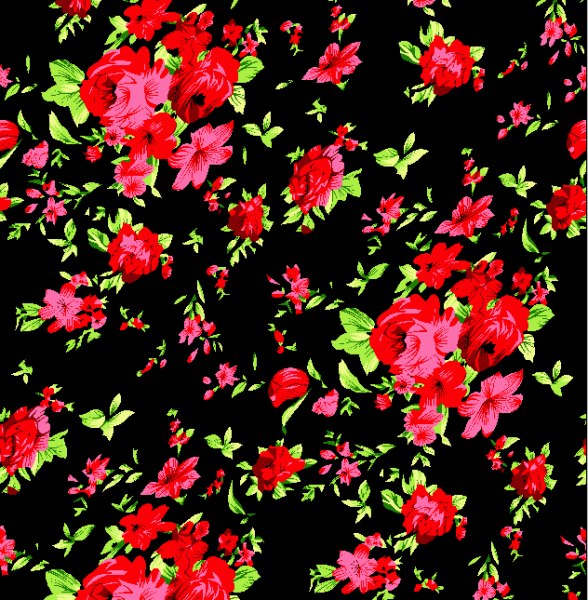 中国李宁风生水起印花图案服装裁片t恤卫衣烫图印花花型素材