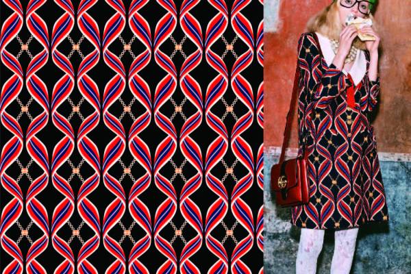 大牌几何条纹印花矢量图服装纺织面料数码印花花型素材