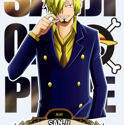 卡通海贼王印花图案服装裁片T恤印花花型素材