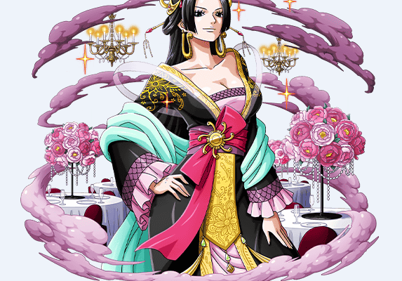 卡通海贼王女帝汉库克印花图案服装裁片T恤印花花型素材