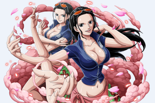 卡通海贼王妮可·罗宾印花图案服装裁片T恤印花花型素材