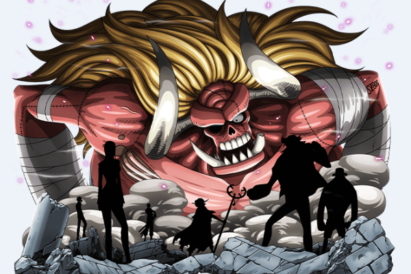 卡通海贼王印花图案服装裁片T恤印花花型素材