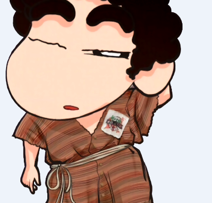 卡通动漫蜡笔小新印花图案服装裁片T恤烫图印花花型素材