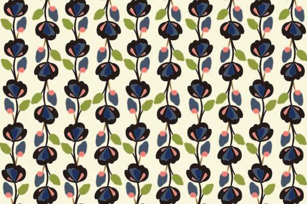 植物花卉印花矢量图服装纺织面料数码印花花型素材