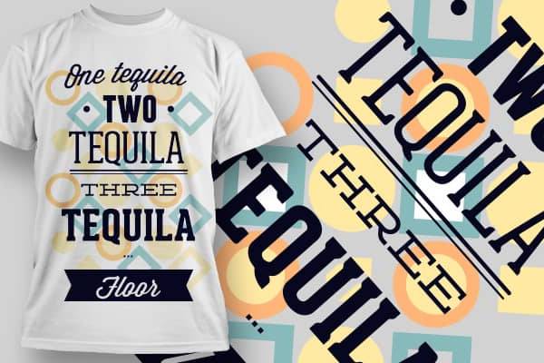 几何线条字母印花花型矢量图服装裁片T恤烫图印花花型素材