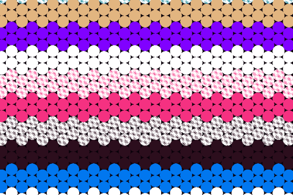 多彩圆圈拼接矢量图服装纺织面料水印数码印花金昌花型素材