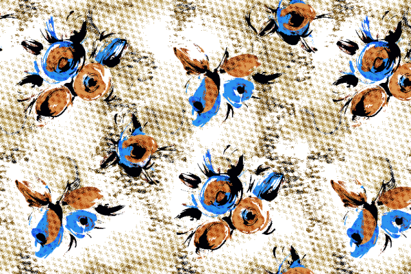 几何花纹植物花朵印花矢量图服装纺织面料水印数码印花金昌花型素材