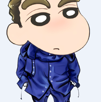 卡通动漫蜡笔小新印花图案服装裁片T恤烫图印花花型素材