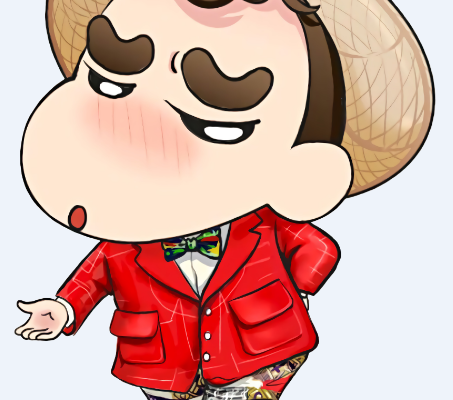 卡通动漫蜡笔小新印花图案服装裁片T恤烫图印花花型素材