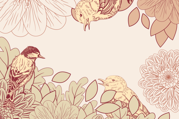 几何花卉飞鸟印花矢量图服装纺织面料数码印花花型素材