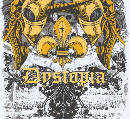 复古几何花纹独角兽印花矢量图服装裁片T恤烫图印花花型素材