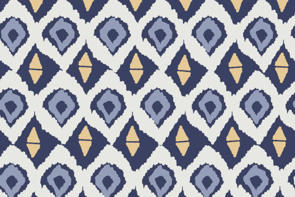 多彩几何图案拼接矢量图服装纺织面料数码印花花型素材