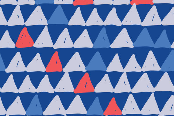 几何三角形拼接矢量图服装纺织面料数码印花花型素材