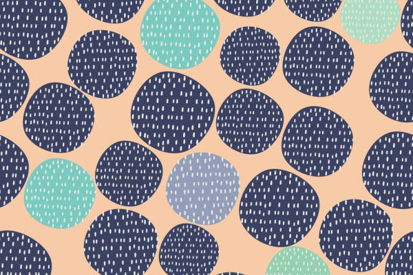 几何圆点拼接印花矢量图服装纺织面料数码印花花型素材