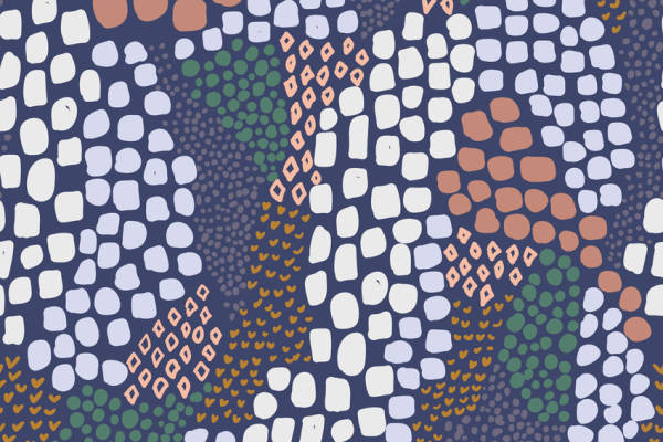 几何拼接矢量图服装纺织面料数码印花花型素材