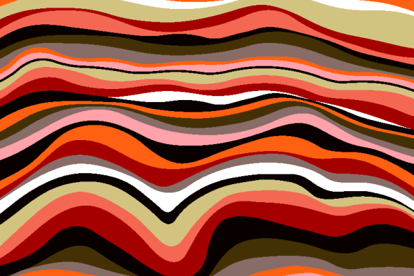 几何多彩波浪花纹印花矢量图服装纺织面料水印数码印花金昌花型素材