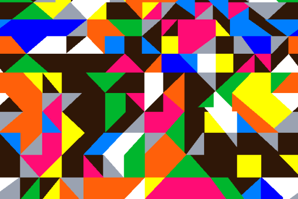 多彩几何菱形拼接印花矢量图服装纺织面料水印数码印花金昌花型素材