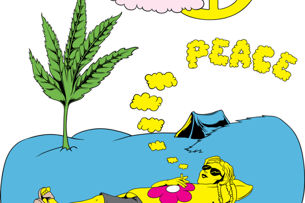 人物字母植物印花矢量图服装裁片T恤烫图印花花型素材