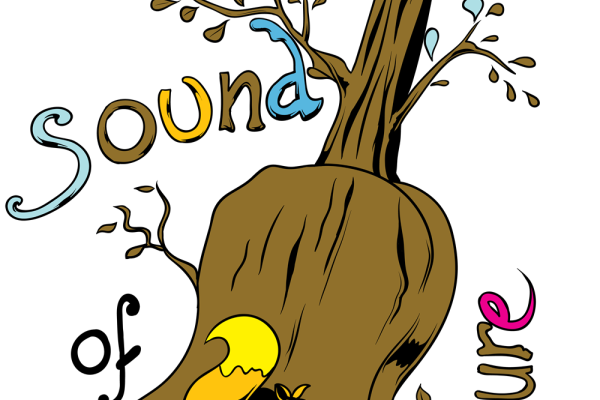 吉他木干松鼠蜜蜂字母矢量图服装裁片T恤烫图印花花型素材