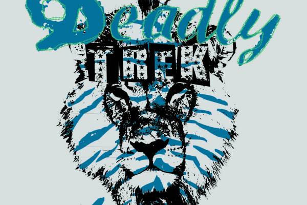 几何字母狮子花纹印花矢量图服装裁片T恤烫图印花花型素材