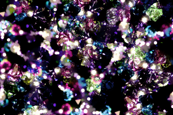 几何水晶印花图案服装纺织面料数码印花花型素材