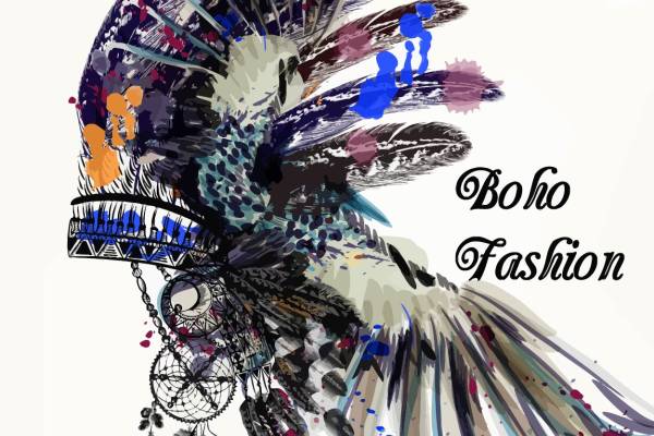 几何涂鸦羽毛印花矢量图服装裁片T恤烫图印花花型素材