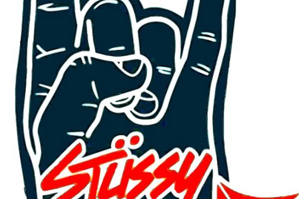 手掌字母印花矢量图服装裁片T恤烫图印花花型素材