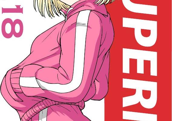 卡通人物字母SUPERME印花矢量图服装裁片T恤烫图印花花型素材