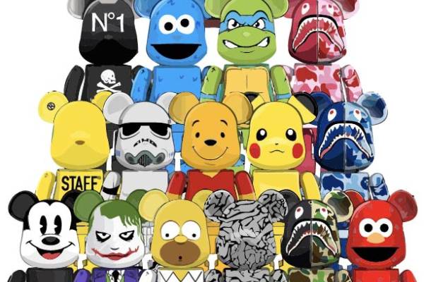 卡通动漫人物印花矢量图服装裁片T恤烫图印花花型素材