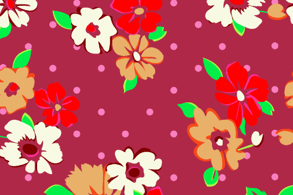 几何植物花朵圆点拼接印花矢量图服装纺织面料水印数码印花金昌花型素材