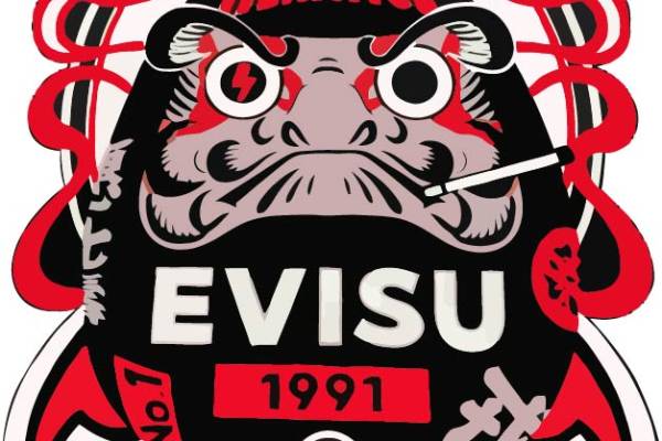 几何卡通动漫字母EVISU印花矢量图服装裁片T恤烫图印花花型素材