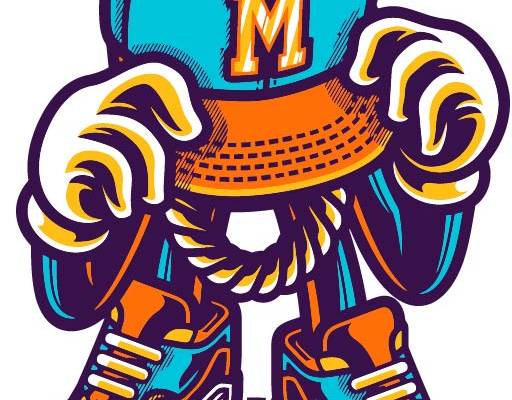 卡通动漫人物棒球帽字母印花矢量图服装裁片T恤烫图印花花型素材