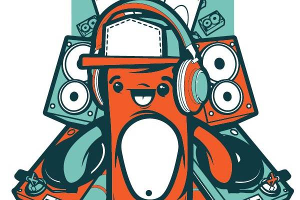 卡通动漫印花矢量图服装裁片T恤烫图印花花型素材