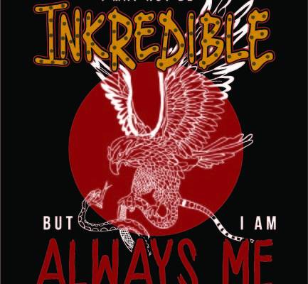 动物老鹰蛇字母拼接印花矢量图服装裁片T恤烫图印花花型素材