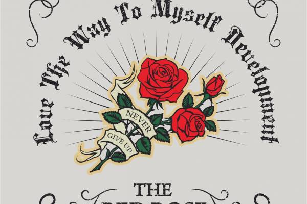 几何线条玫瑰花字母印花矢量图服装裁片T恤烫图印花花型素材