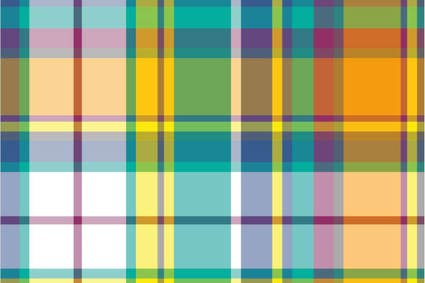 几何格子印花矢量图服装纺织面料数码印花花型素材