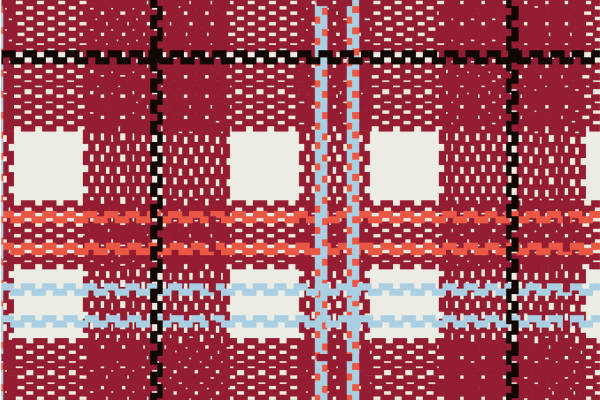 几何马赛克格子拼接印花矢量图服装纺织面料数码印花花型素材
