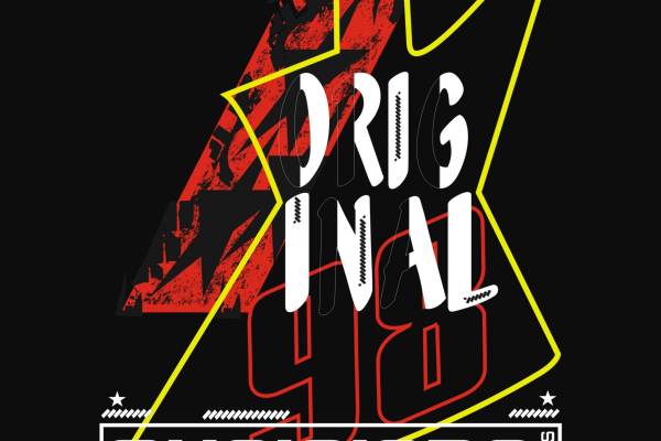 几何线条字母数字拼接印花矢量图服装裁片T恤烫图印花花型素材