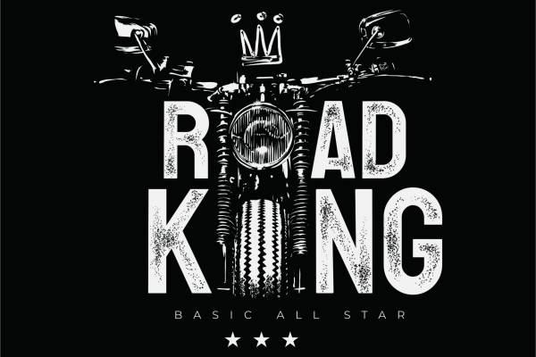 字母摩托车拼接印花矢量图服装裁片T恤烫图印花花型素材