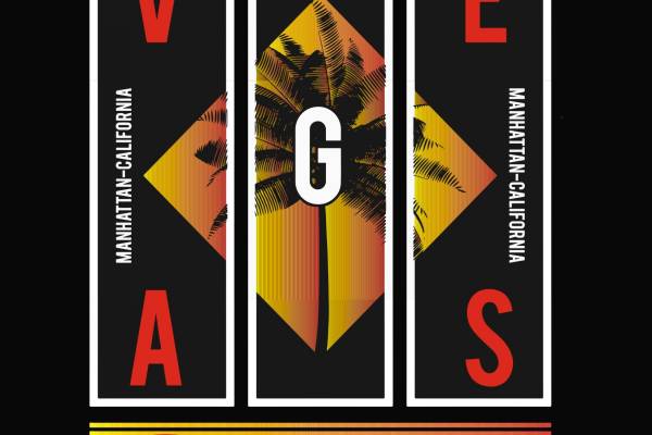 字母几何线条椰子树拼接印花矢量图服装裁片T恤烫图印花花型素材