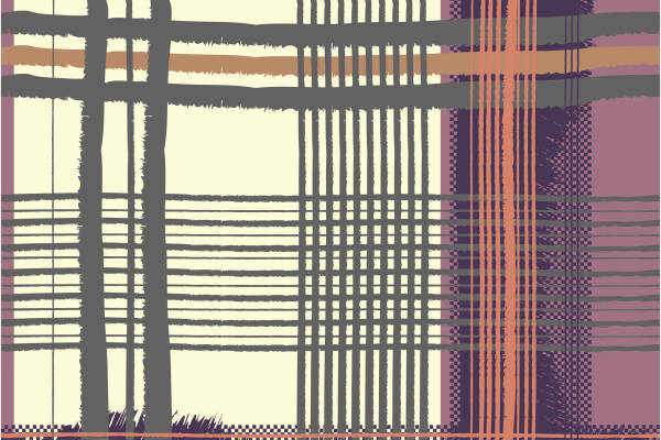 几何线条拼接格子印花矢量图服装纺织面料数码印花花型素材