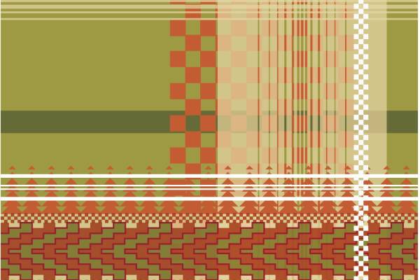 几何图案拼接格子印花矢量图服装纺织面料数码印花花型素材