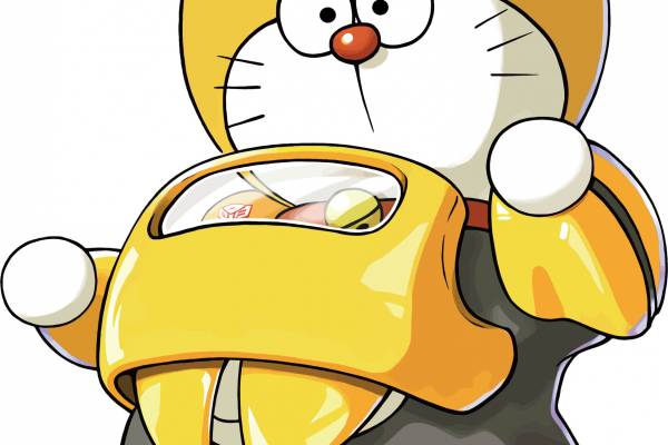 卡通动漫哆啦A梦印花矢量图服装裁片T恤烫图印花花型素材
